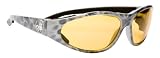 Body Glove 90308 24/7 Photochromic High Impact Safety Glasses, Silver Tortoise Frame, Amber-to-Bronze Lens