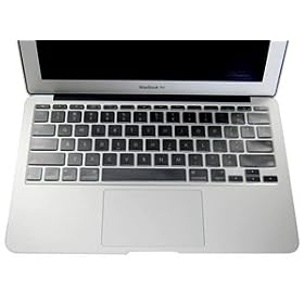 Bluecell Clear Color Ultra Thin TPU Soft keyboard Cover Skin for Macbook Air 11.6'' 11'' + Bluecell Cable Tie