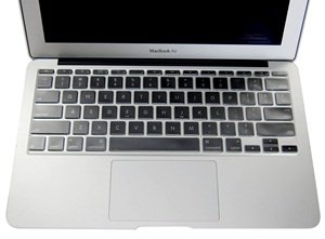 Bluecell Clear Color Ultra Thin TPU Soft keyboard Cover Skin for Macbook Air 11.6, 11 inches