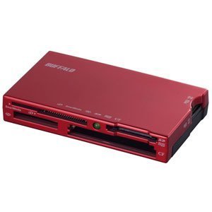 【クリックで詳細表示】バッファロー 55メディア対応カードリーダー/ライタ(レッド) BSCR-A55/U2RD