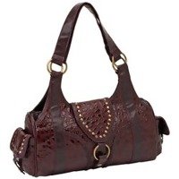 EmbassyTM Genuine Leather Burgundy Purse