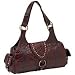 Embassy Solid Genuine Leather Burgundy Purse