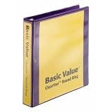 Cardinal BasicValue ClearVue Round Ring Binder, 1.5 Inch Capacity colors may vary Cardinal BasicValue ClearVue Round Ring Binder, 1.5 Inch Capacity colors may vary