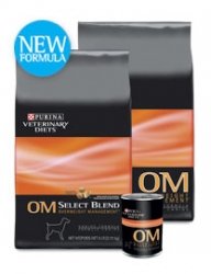 Purina Canine OM Overweight Management Select Blend Dry Dog Food 6 lb