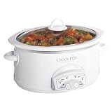 New Jarden 5.5qt Oval Smart Pot White Removable Stoneware Pot Tempered Glass Lid Dishwasher Safe