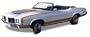 1972 Olds 442 Cutlass Hurst Convertible 2n1 Special Edition 1-25 Revell