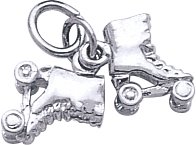 Childrens Toyshop  Jewelry : Roller Skates Charm by Rembrandt Charms