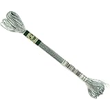 DMC 1008F-S415 Shiny Radiant Satin Floss, Pearl Grey, 8.7-Yard