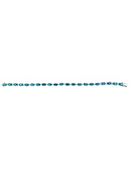 Sterling Silver Cubic Zirconium Blue Bracelet