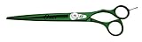 Oster SuperSteel Professional Pet Grooming Shear Green Titanium 10-Inch Straight Scissor