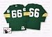 Ray Nitschke 1969 Green Bay Packers #66 Authentic Throwback Mitchell and Ness NFL Football Jersey (Green)