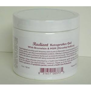 Ketoprofen Pain Relieving Topical Gel Plus - Helps Reduce Gout Pain. (Odorless Fragrance... by Naturally Complete