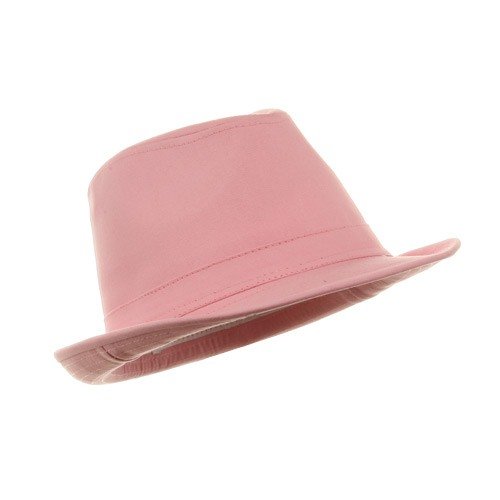 Michael Jackson Light Pink Cotton Fedora / Solid Cotton Fedora