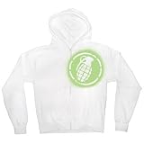 Grenade Ladies Sweatshirt Spray White