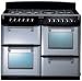 Richmond 110 Dual Fuel Range Cooker c/w 7 Burner Gas Hob *Needs A 60mm Gap At The Sides To Allow The Door To Open* Black (RICHMOND1100DF_BK)