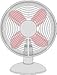 クラシックファン(扇風機)CLV-171-SV/PK