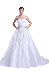 Satin  Dress with a Brush/Sweep Train 