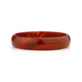 Red Agate Bangle Bracelet by Amazon.com Collection
