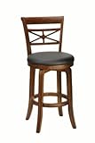 Kingston Brown Cherry Swivel Counter Stools Pair