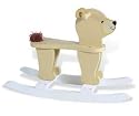 Childs Rocking Horse Wooden Teddy Bear Rocker - Rocking Teddy