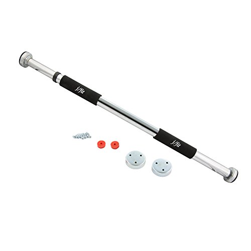 J/fit deluxe multi exercise doorway pull-up bar with comfort grip…