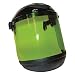 Sellstrom 31201 ArcFlash Black Crown/Chin Guard and Polycarbonate 9.9 Cal Anti-Fog Window Protective Faceshield with Hard Hat Adapter