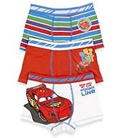 3 Pack Cotton Rich Disney Cars Trunks
