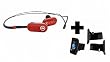 High Quality Outdoor OT "Bluetooth Tags" Wireless Bluetooth Headphones w/ Universal Water Resistant Neoprene Sports Gym Jogging Armband Included (Red)