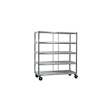 IMAGE OF New Age 384 Tray Capacity Mobile Tray Drying Rack - 96711