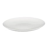 Guy Degrenne - Modulo - Lot de 6 assiettes Plate - Porcelaine - Blanc - 26 cm