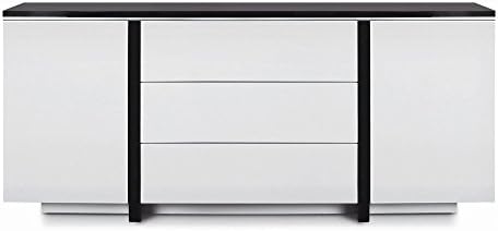 Castile 3 Drawer Buffet - Glossy / Black