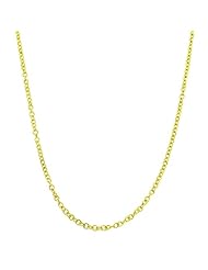 14 Karat Yellow Gold 1.5-mm Round Cable Chain (18 Inch)
