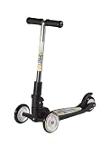 Hudora 3 Wheel Lean and Steer Folding Kick Scooter for Boys