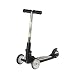 Hudora 3 Wheel Lean and Steer Folding Kick Scooter for Boys