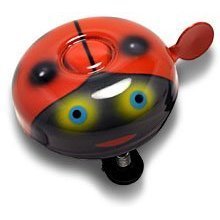 Pylones Metal Bike Bicycle Ringer Bell - Red Ladybug