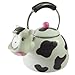 Animal Kettle 2.0-Quart Whistling Enamel on Steel Cow Tea Kettle