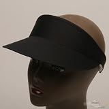 High Crown Clip On Visors-Black