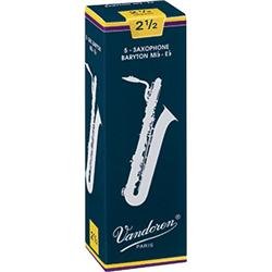 Vandoren Baritone Saxophone Reeds, Strength 5 Box of 5