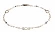 Gold Iolite Chain Anklet