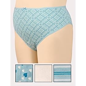 Motherhood Maternity: Plus Size 3 Pack Striped Maternity Hi-cut Panties