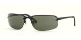 RAY BAN 3239 006/71 BLACK METAL SPORT WRAP SUNGLASSES