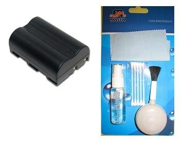 Superior Quality Replacement Battery for Specific Digital Camera and Camcorder Models / Compatible with NIKON EN-EL3, EN-EL3A,D100, D50, D70, D70s - Includes Camera/Lens Ceaning Kit
