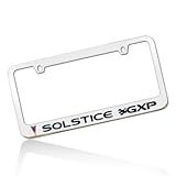 Pontiac Solstice GXP Chrome Metal License Plate Frame Pontiac Solstice GXP Chrome Metal License Plate Frame