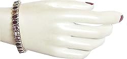 Bangle Bracelets Sterling Silver Zircon Stone Jewelry 2.25 inches (ban136a)
