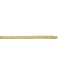 9mm 14k Classic Nugget Bracelet 8"