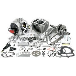 タケガワ：ツインSPスーパーヘッド+R ボアUPキット 124cc バレルHA