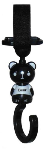 Abstract Hook 'N' Stroll Stroller Accessory Clip - 2 Pack (Black) image