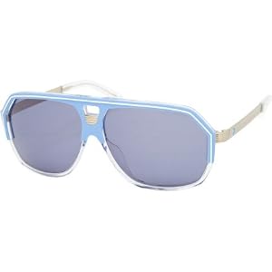 Spy Optic Bodega Sunglasses - One size fits most/Light Blue/Clear w/Chrome Temples/Grey