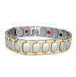 Stainless Steel Two Tone Bracelet - 8.5'' long