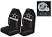 3-Piece Dallas Cowboys Automotive Interior Gift Set - A Set of 2 NFL Licensed Universal-Fit Front Bucket Seat Covers and One Official NFL Licensed Team Helmet Logo Air Freshener Pine Forest Scent